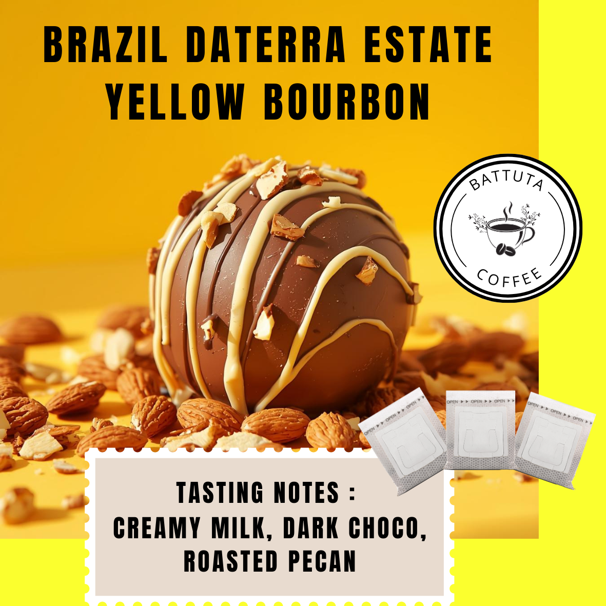 Brazil Daterra Estate Yellow Bourbon Coffee