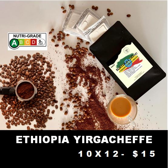 Ethiopia Yirgacheffe Heirloom Drip Coffee 10 packs x 12g