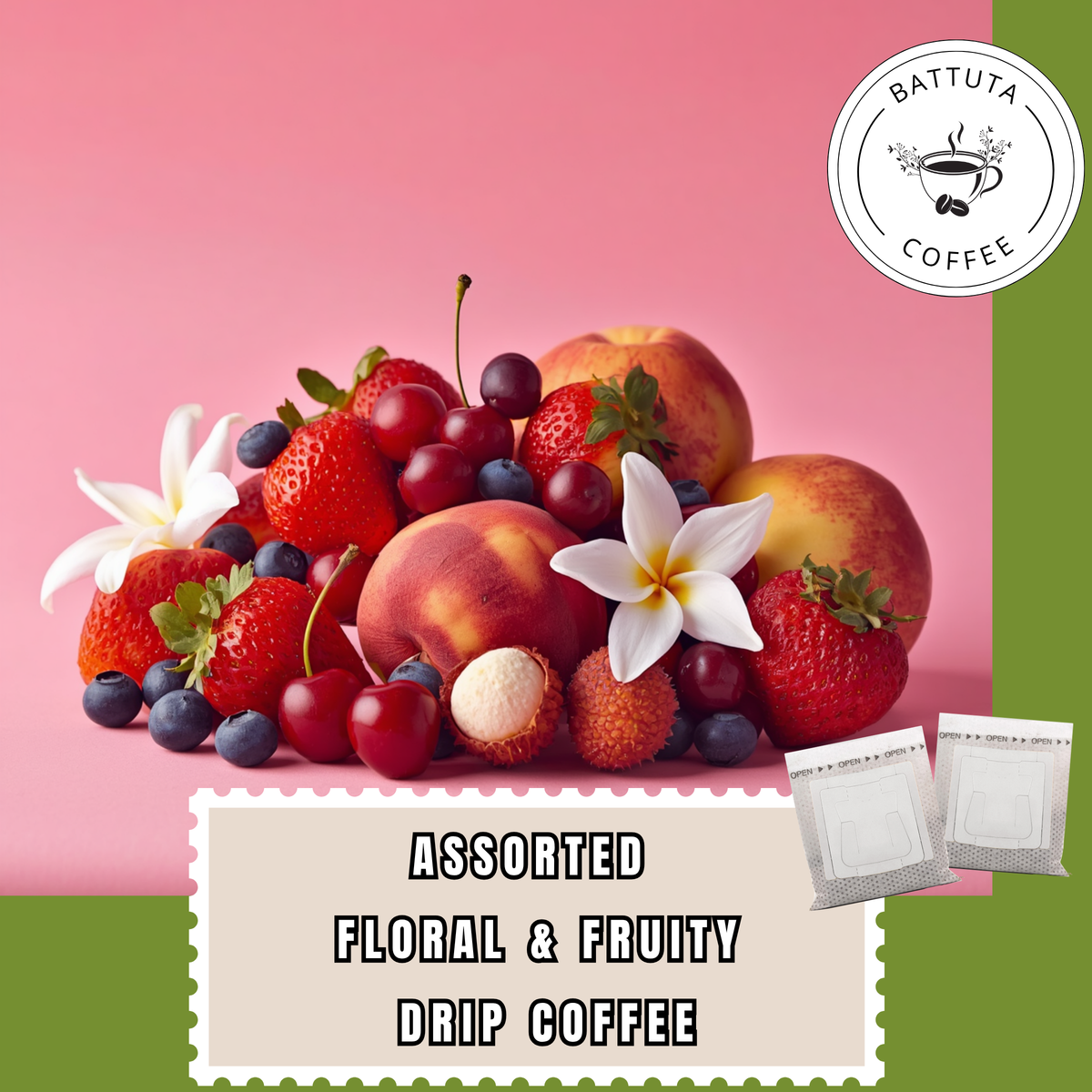 [Battuta Coffee]  Assorted Drip Coffee - 100% Arabica