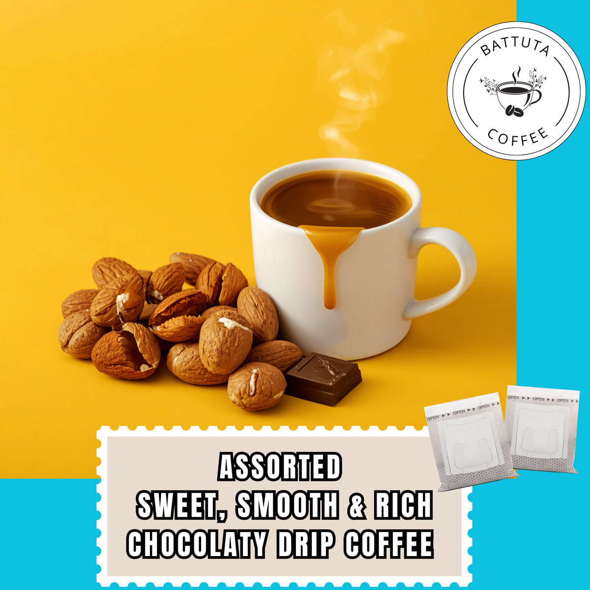 [Battuta Coffee]  Assorted Drip Coffee - 100% Arabica