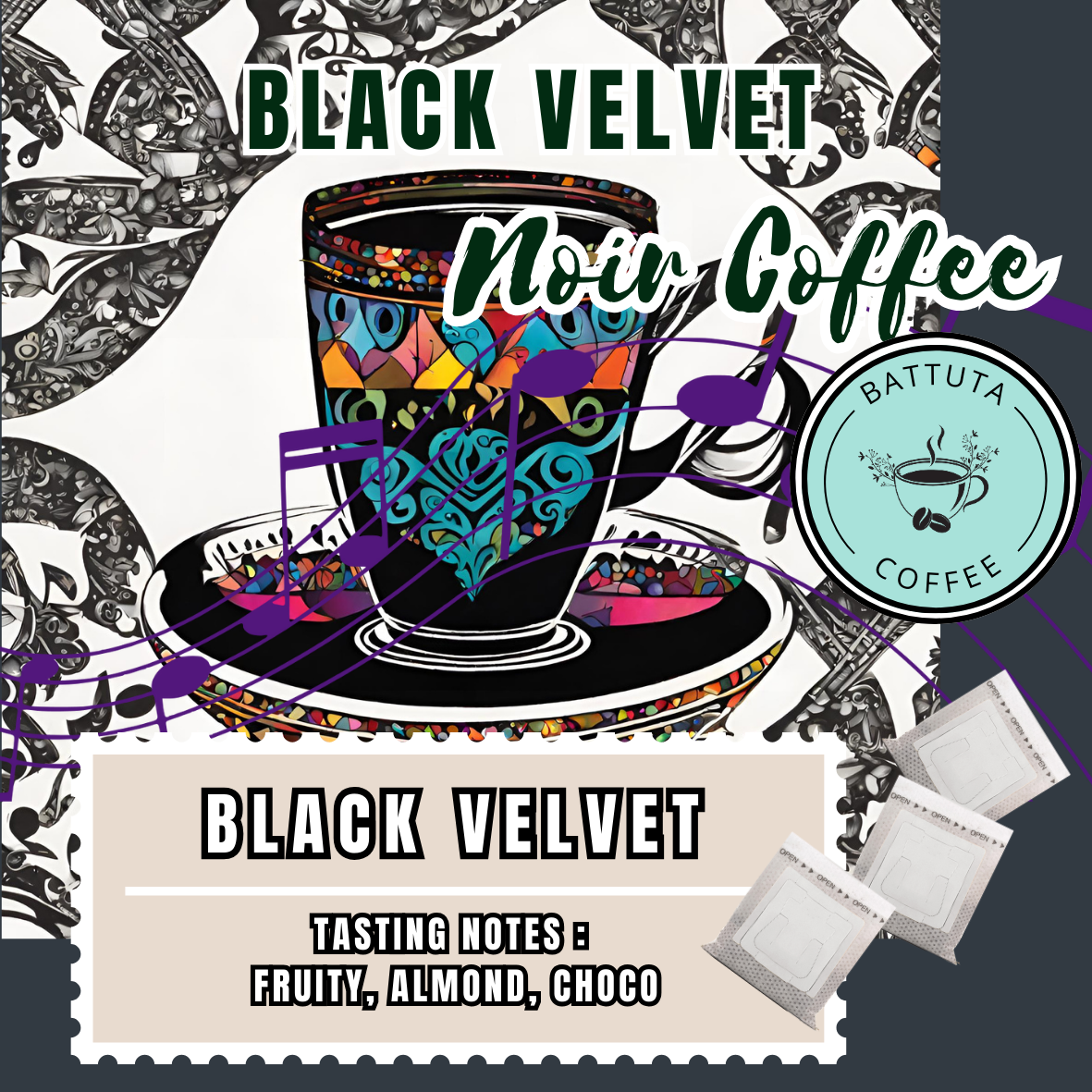 Black Velvet Noir - 100% Arabica Blend