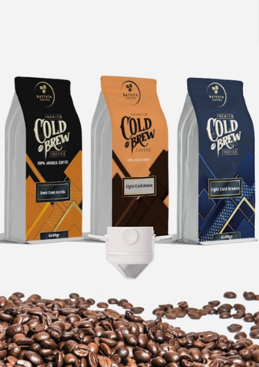 Cold Brew Bundle (3 packs) + FREE Portable Dripper
