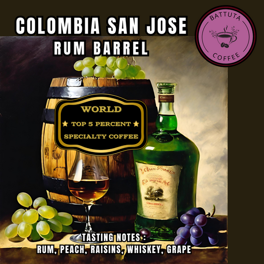 Colombia San Jose Rum Barrel - Arabica Colombia San Jose