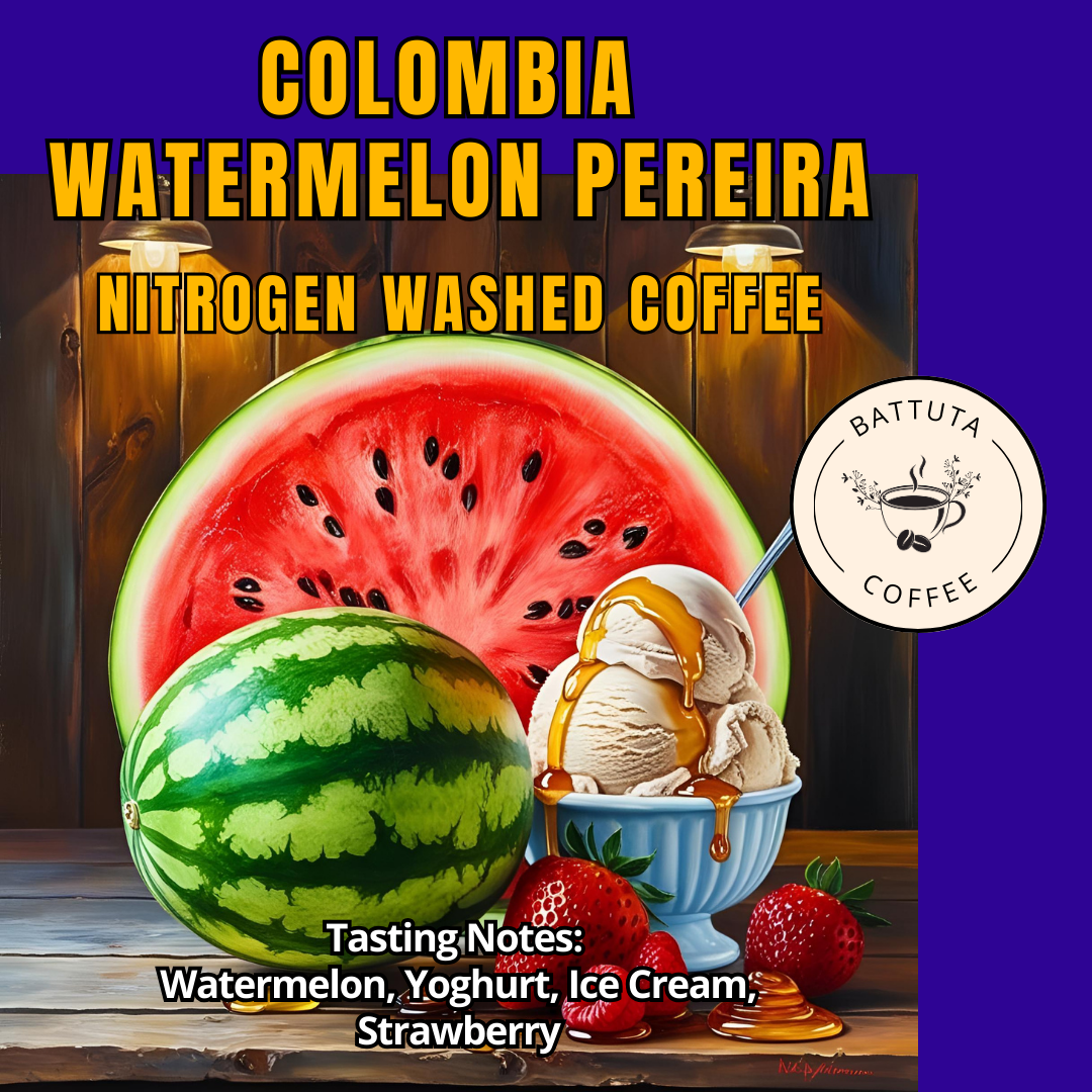 [Battuta Coffee] Colombia Watermelon Pereira – Nitrogen Washed Coffee