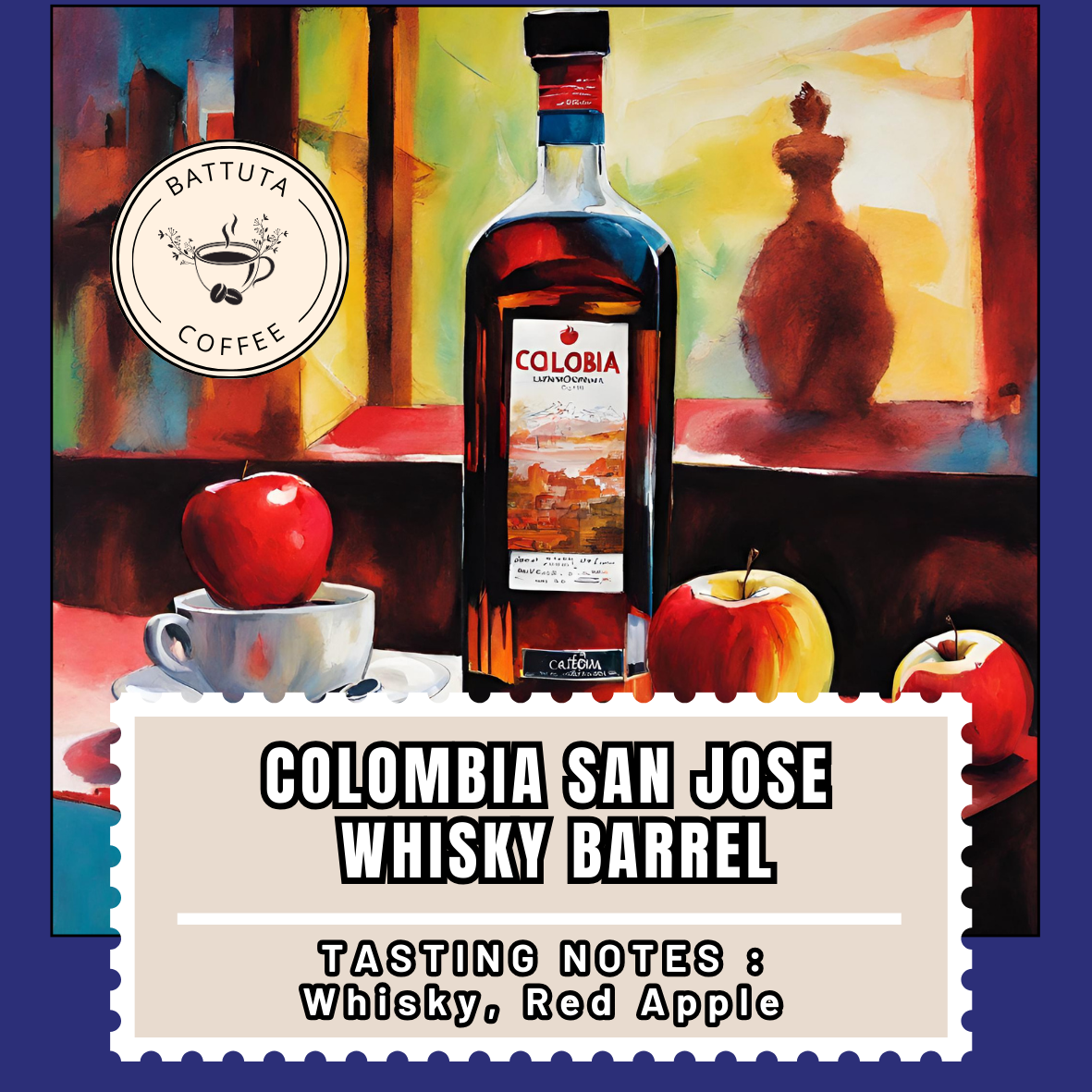 Colombia San Jose Whisky Barrel – Arabica Colombia San Jose