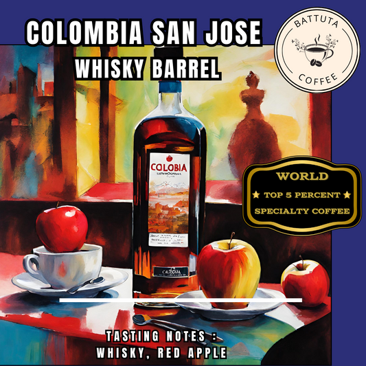 Colombia San Jose Whisky Barrel – Arabica Colombia San Jose