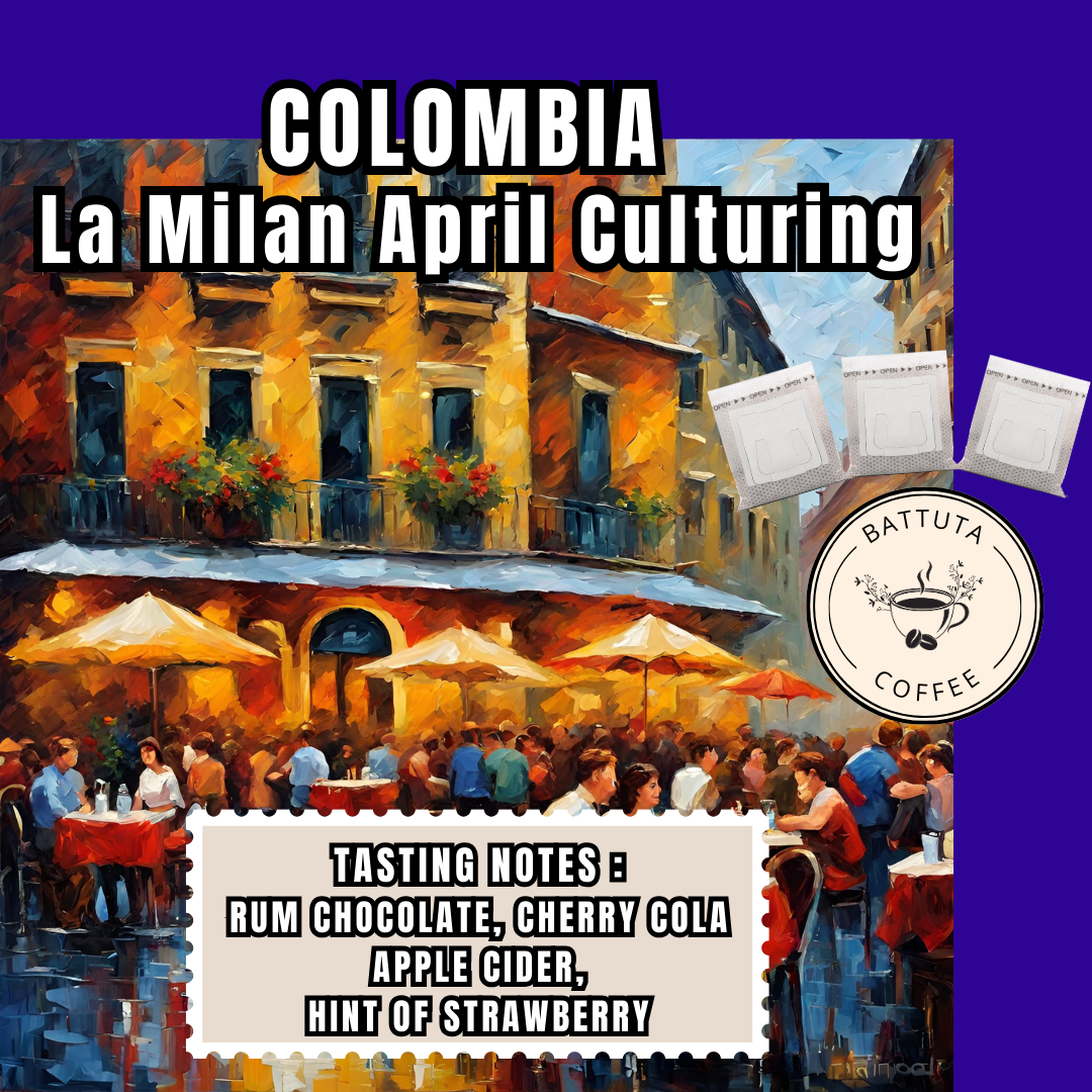 [Battuta Coffee]  Colombian La Milan April Culturing Coffee - 100% Arabica