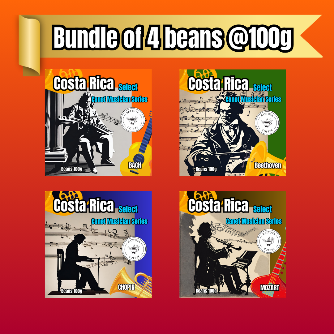 [Battuta Coffee] Costa Rica Musician Series 2024  –  100% Arabica Coffee Beans