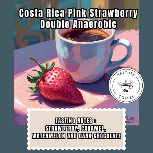 [Battuta Coffee]Costa Rica Pink Strawberry Double Anaerobic  - 100% Arabica