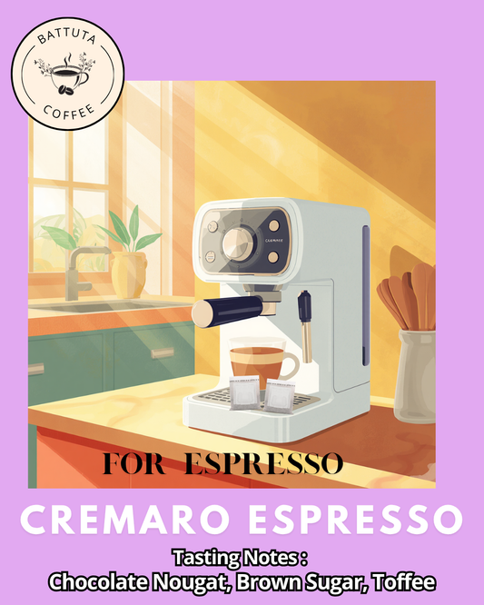 [Battuta Coffee] Cremaro  Espresso - 100% Arabica