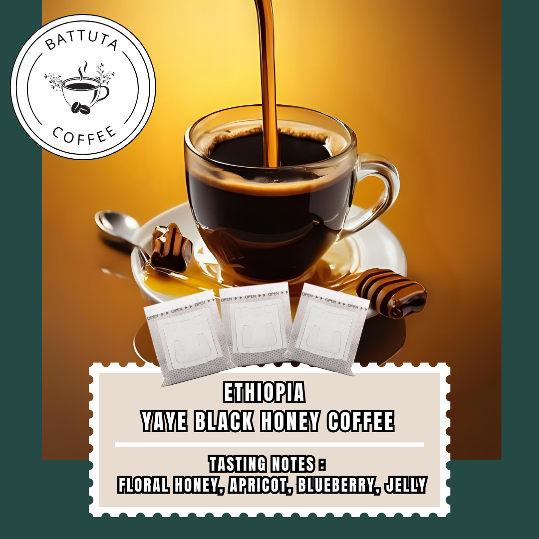 [Battuta Coffee] Ethiopia Yaye Black Honey Coffee - 100% Arabica Coffee