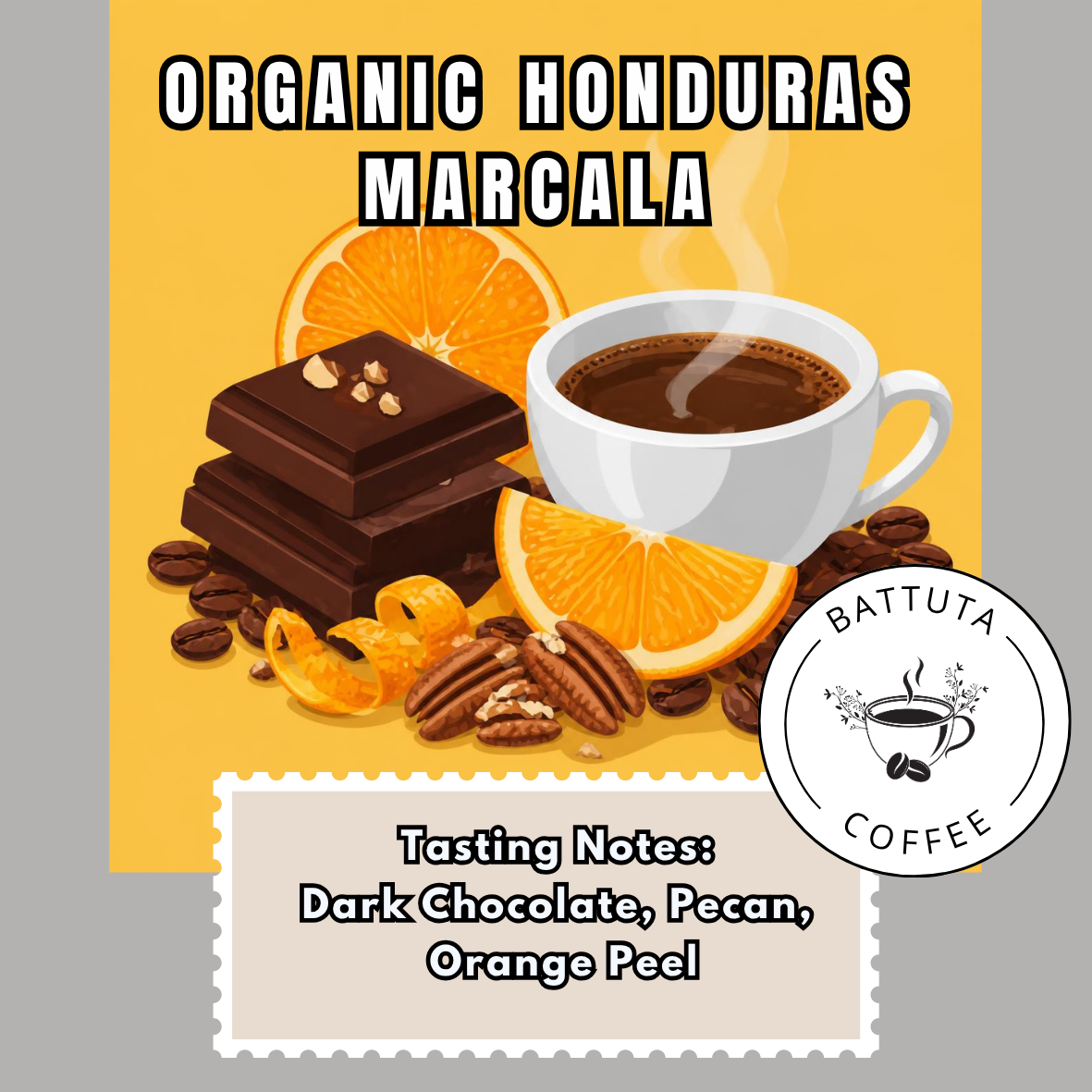 [Battuta Coffee] ORGANIC HONDURAS MARCALA - 100% Arabica