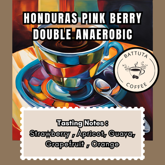 [Battuta Coffee] Honduras Pink Berry Double Anaerobic Coffee - 100% Arabica