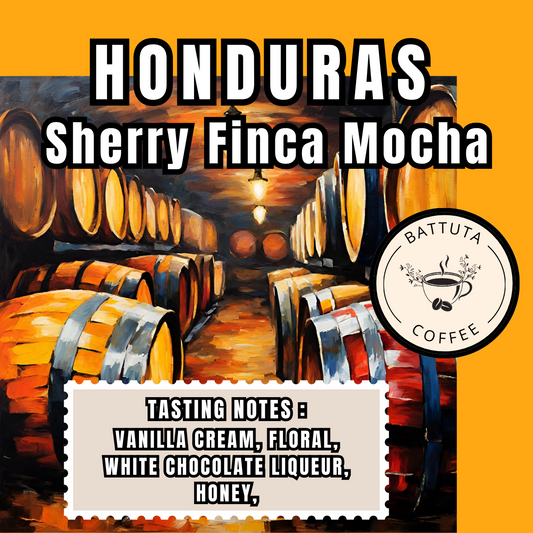[Battuta Coffee] Honduras Sherry Finca Mocha Coffee - 100% Arabica Beans