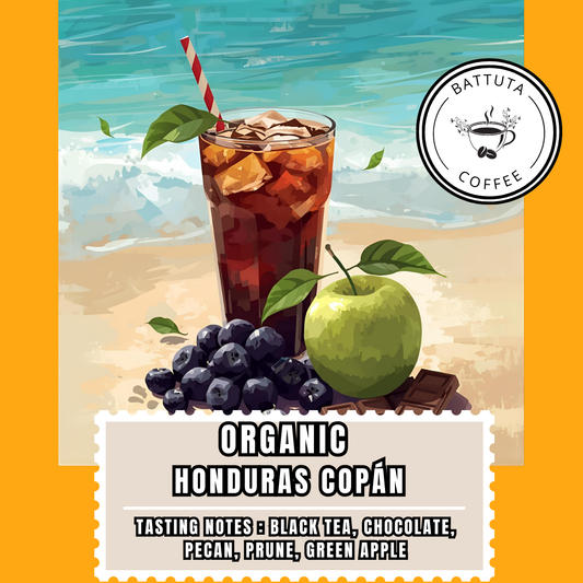 [Battuta Coffee] Organic Honduras Copán Coffee - 100% Arabica Beans