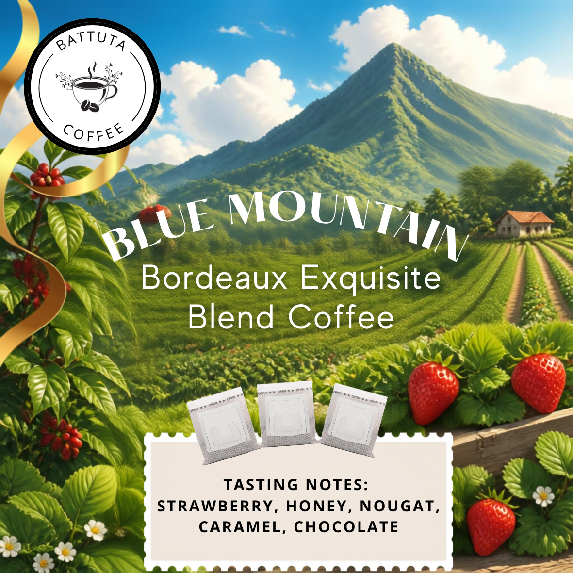 [Battuta Coffee] Blue Mountain Bordeaux Exquisite Blend Coffee