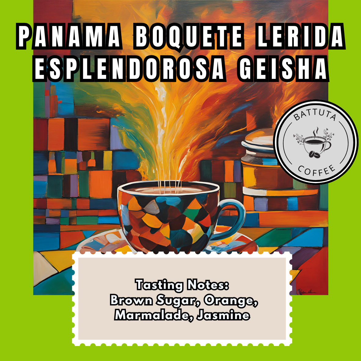 [Battuta Coffee] Panama Boquete Lerida Esplendorosa Geisha – 100% Arabica