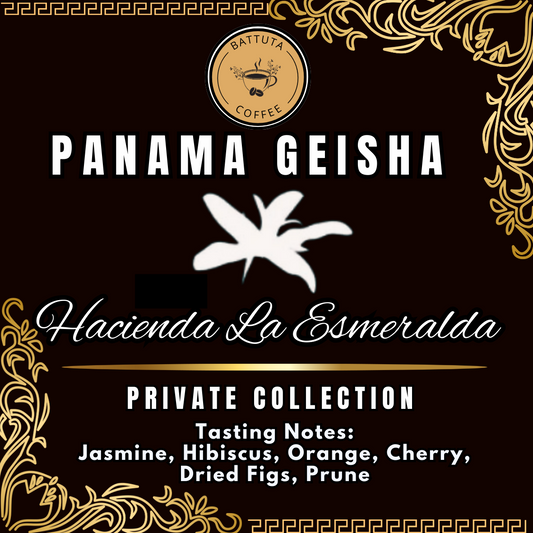 [Battuta Coffee] PANAMA GEISHA HACIENDA LA ESMERALDA PRIVATE COLLECTION - 100% ARABICA