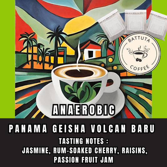 [Battuta Coffee] Panama Geisha Volcan Baru Anaerobic Coffee - 100% Arabica