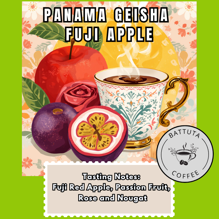 [Battuta Coffee] PANAMA GEISHA FUJI APPLE  - 100% Arabica Beans
