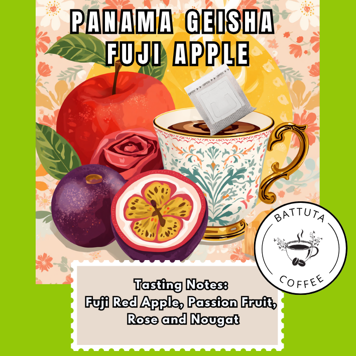 [Battuta Coffee] PANAMA GEISHA FUJI APPLE  - 100% Arabica Beans
