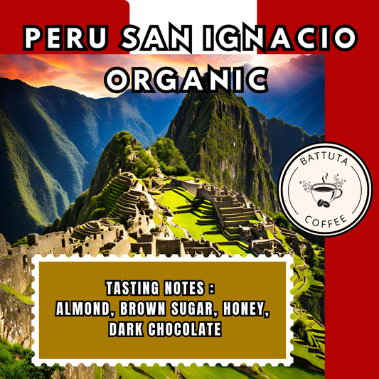 [Battuta Coffee] Organic Peru San Ignacio Coffee  - 100% Arabica