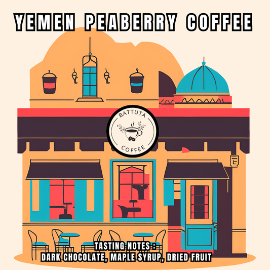 [Battuta Coffee] Yemen Peaberry Coffee - 100% Arabica