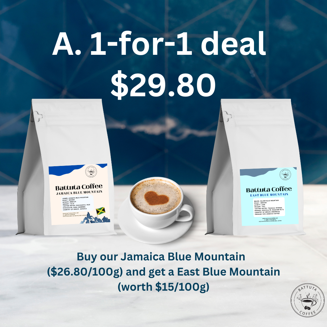 Jamaica Blue Mountain - Arabica Jamaica Blue Mountain