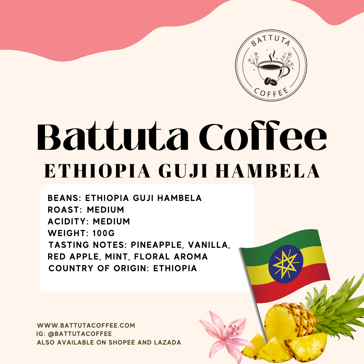 Ethiopia Guji Hambela - Arabica Guji Hambela